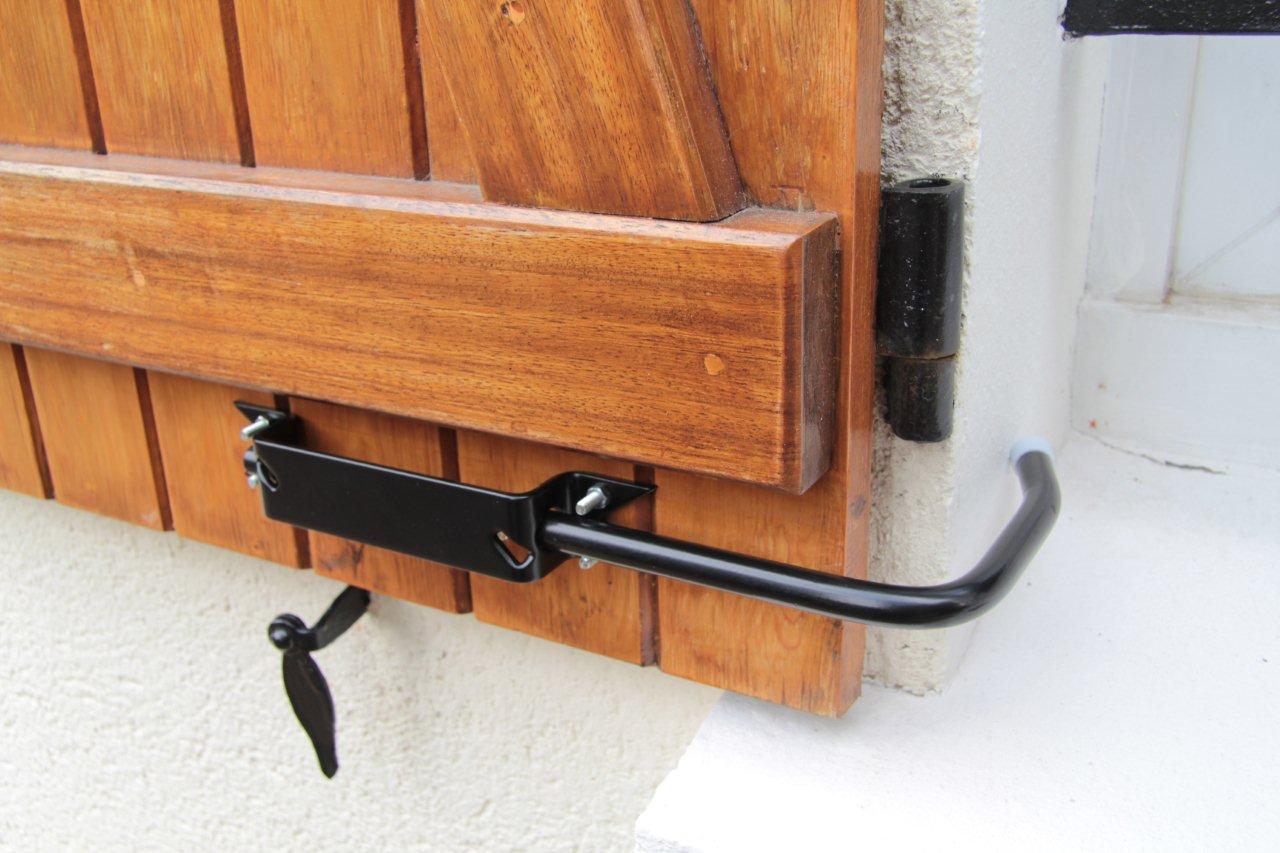 Bloque Volet Noir - Droit Standard pour Volet Bois – Image 3